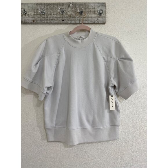 Agolde X Anthro The Round Box Sweatshirt Lavender Gray Women’s Small Athleisure - Picture 3 of 16